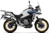 Système D'Échappement Homologué Au Niveau Sonore Indy-Race Evo Aluminium Noir Embout Carby - Arrow Special Parts Compatible Avec Cfmoto 700 Mt Adventure (2025-2026)