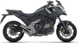 Système D'Échappement Homologué Au Niveau Sonore Indy-Race Evo Aluminium Noir Embout Carby - Arrow Special Parts Compatible Avec Honda Nc 750 X (2025-2026)