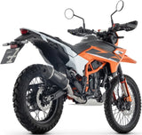 Système D'Échappement Complet Sans Catalyseur Et Homologué Au Niveau Sonore Indy-Race Evo Aluminium Noir Embout Carby - Arrow Special Parts Compatible Avec Ktm 125 Smc-R (2025-2026)