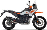 Système D'Échappement Homologué Au Niveau Sonore Indy-Race Evo Aluminium Noir Embout Carby - Arrow Special Parts Compatible Avec Ktm 390 Adventure X (2025-2026)