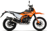 Système D'Échappement Homologué Au Niveau Sonore Aluminium Noir Embout Carby - Arrow Special Parts Compatible Avec Ktm 390 Enduro R (2025-2026)