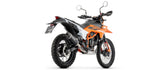 Système D'Échappement Complet Sans Catalyseur Et Homologué Au Niveau Sonore Aluminium Noir Embout Carby - Arrow Special Parts Compatible Avec Ktm 390 Enduro R (2025-2026)