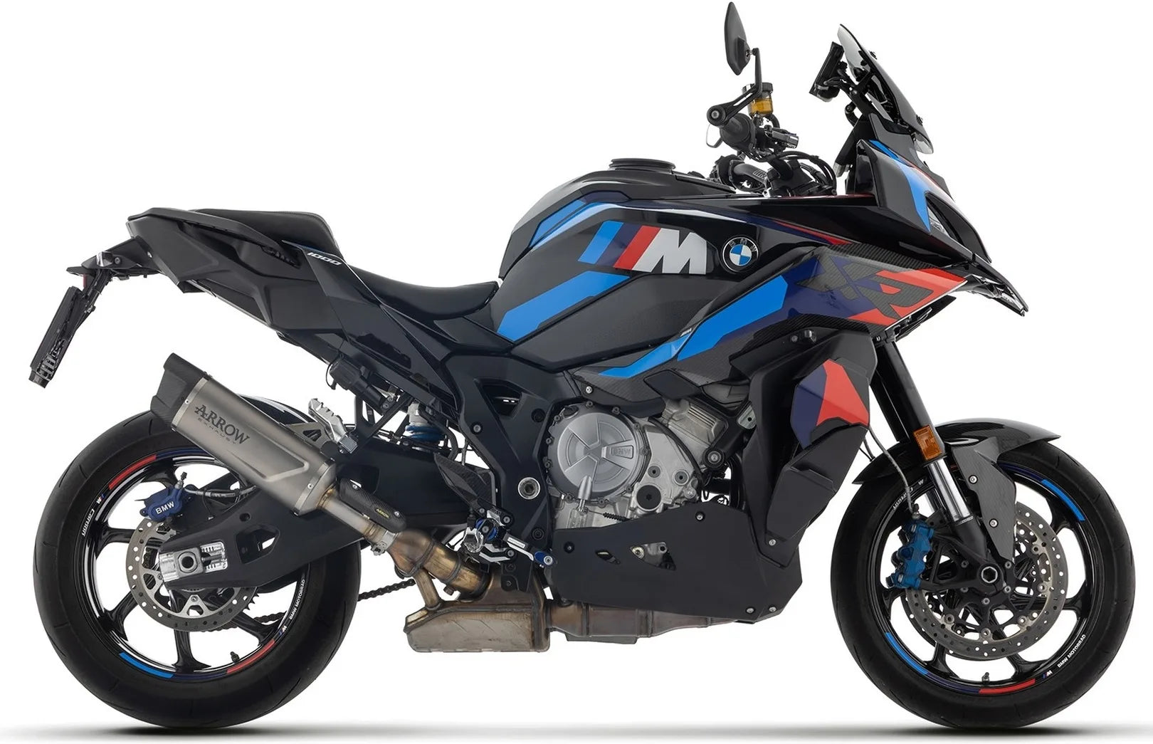Système D'Échappement Complet Sans Catalyseur Et Homologué Au Niveau Sonore Indy-Race Evo Titanium Embout Carby - Arrow Special Parts Compatible Avec Bmw M 1000 Xr (2025-2026)