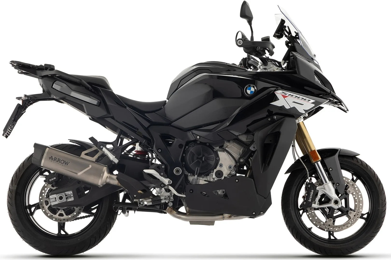 Système D'Échappement Complet Sans Catalyseur Et Homologué Au Niveau Sonore Indy-Race Evo Titanium Embout Carby - Arrow Special Parts Compatible Avec Bmw S 1000 Xr (2024-2026)