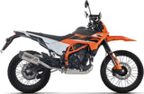 Système D'Échappement Complet Sans Catalyseur Et Homologué Au Niveau Sonore Indy-Race Evo Titanium Embout Carby - Arrow Special Parts Compatible Avec Ktm 125 Enduro R (2025-2026)