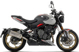 Système D'Échappement Homologué Au Niveau Sonore Indy-Race Evo Titanium Embout Carby - Arrow Special Parts Compatible Avec Triumph Trident 800 (2026)