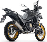 Système D'Échappement Homologué Au Niveau Sonore Indy-Race Evo Titanium Embout Acier - Arrow Special Parts Compatible Avec Voge Valico 800 Dsx Rally (2025-2026)
