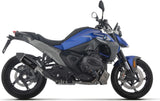 Système D'Échappement Complet Sans Catalyseur Et Homologué Au Niveau Sonore Indy-Race Evo Aluminium Noir Embout Carby - Arrow Special Parts Compatible Avec Bmw R 1300 Rs (2025-2026)