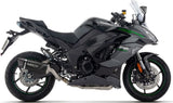 Système D'Échappement Complet Sans Catalyseur Et Homologué Au Niveau Sonore Indy-Race Evo Aluminium Noir Embout Carby - Arrow Special Parts Compatible Avec Kawasaki Ninja 1100 Sx (2025-2026)