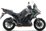 Système D'Échappement Homologué Au Niveau Sonore Indy-Race Evo Aluminium Noir Embout Carby - Arrow Special Parts Compatible Avec Kawasaki Versys 1100 (2025-2026)