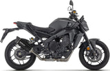 Système D'Échappement Complet Avec Catalyseur Et Homologation Acoustique Indy-Race Evo Aluminium Noir Embout Carby - Arrow Special Parts Compatible Avec Yamaha Mt-09 Sp 35Kw (2024-2026)