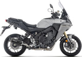 Système D'Échappement Complet Non Catalysé Et Sans Homologation Acoustique Indy-Race Evo Aluminium Noir Embout Carby - Arrow Special Parts Compatible Avec Yamaha Tracer 9 (2025-2026)
