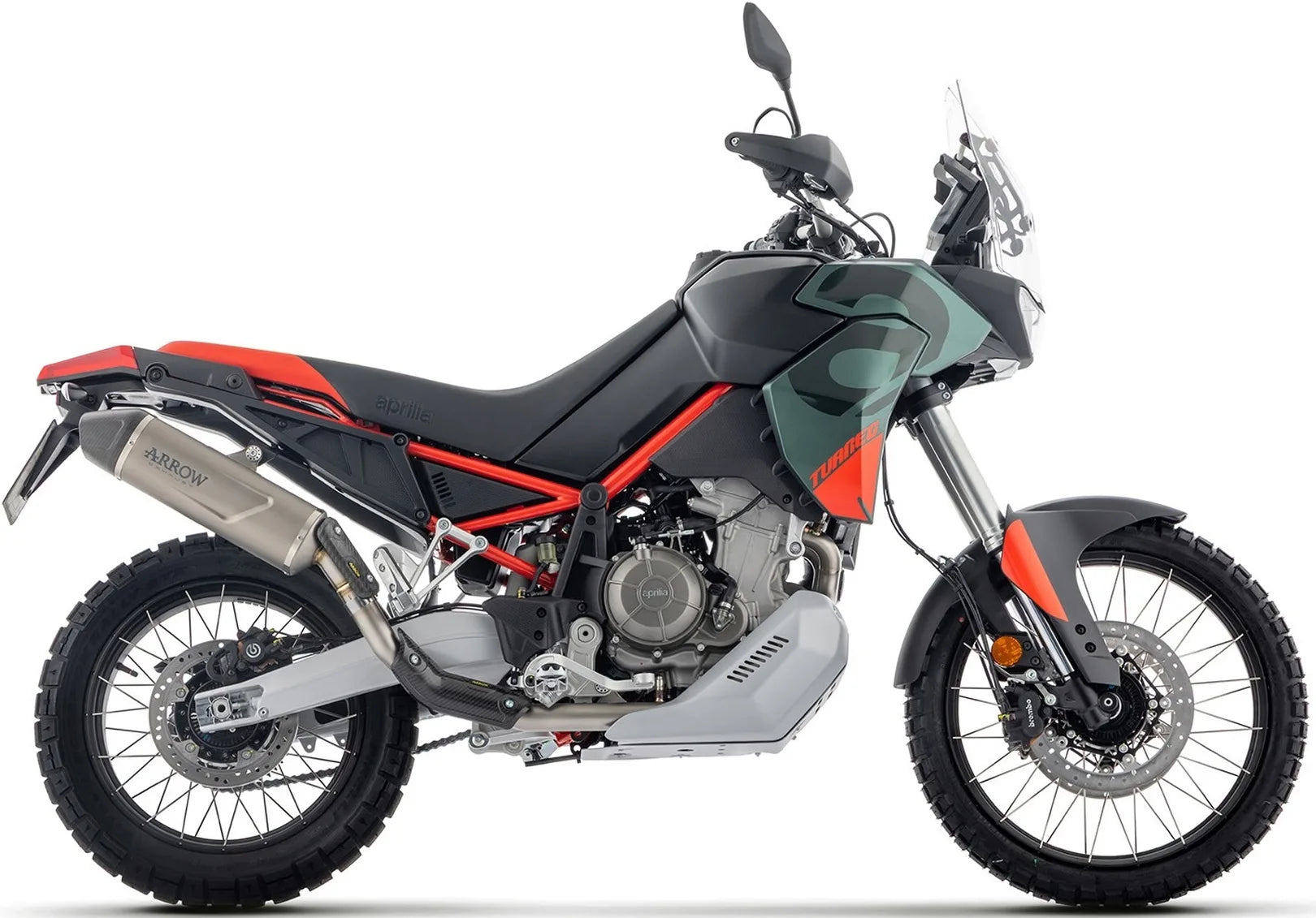 Système D'Échappement Homologué Au Niveau Sonore Indy-Race Evo Titanium - Arrow Special Parts Compatible Avec Aprilia Tuareg 660 (2025-2026)