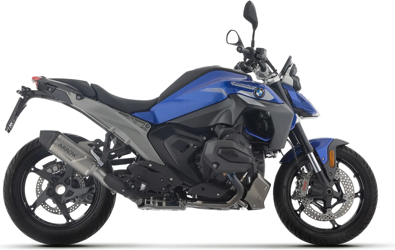 Système D'Échappement Complet Sans Catalyseur Et Homologué Au Niveau Sonore Indy-Race Evo Titanium Embout Carby - Arrow Special Parts Compatible Avec Bmw R 1300 Rs (2025-2026)