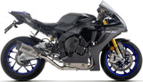 Système D'Échappement Homologué Au Niveau Sonore Indy-Race Evo Titanium Embout Carby - Arrow Special Parts Compatible Avec Yamaha Yzf-R1 1000 (2025)