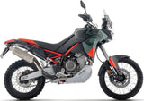 Système D'Échappement Complet Sans Catalyseur Et Homologué Au Niveau Sonore Indy-Race Evo Titanium Embout Carby - Arrow Special Parts Compatible Avec Aprilia Tuareg 660 (2025-2026)