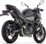 Système D'Échappement Complet Sans Catalyseur Et Homologué Au Niveau Sonore Indy-Race Evo Aluminium Noir Carbon - Arrow Special Parts Compatible Avec Kawasaki Ninja 500 (2024-2026)