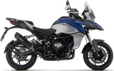 Système D'Échappement Homologué Au Niveau Sonore Indy-Race Aluminium Noir Carbon - Arrow Special Parts Compatible Avec Qj Motor Srt 800 (2023-2024)