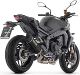 Système D'Échappement Complet Sans Catalyseur Et Homologué Au Niveau Sonore Indy-Race Evo Aluminium Noir Embout Carby - Arrow Special Parts Compatible Avec Yamaha Mt-09 (2024-2026)