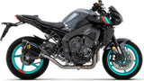 Système D'Échappement Homologué Au Niveau Sonore Indy-Race Aluminium Noir Carbon - Arrow Special Parts Compatible Avec Yamaha Mt-10 (2022-2024)