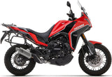 Complete Non-Catalytic Exhaust System With Sound Certification Indy-Race Aluminium Stainless Steel - Arrow Special Parts Compatible With Moto Morini X-Cape 650 (2022-2025)