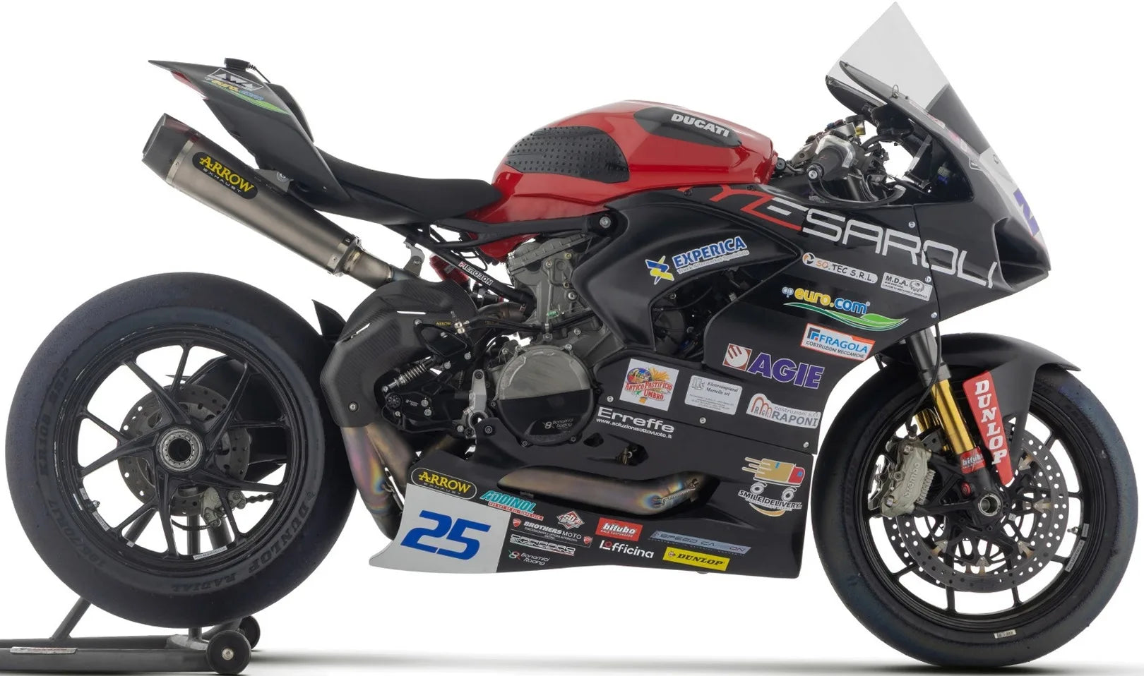 Système D'Échappement Complet Non Catalysé Et Sans Homologation Acoustique Indy-Race Competition Evo 2 Titanium Embout Carby - Arrow Special Parts Compatible Avec Ducati Panigale V2 (2020-2024)