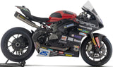Système D'Échappement Complet Non Catalysé Et Sans Homologation Acoustique Indy-Race Competition Evo 2 Titanium Embout Carby - Arrow Special Parts Compatible Avec Ducati Panigale V2 (2020-2024)