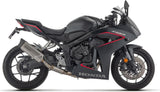 Système D'Échappement Complet Sans Catalyseur Et Homologué Au Niveau Sonore Indy-Race Evo Titanium Embout Carby - Arrow Special Parts Compatible Avec Honda Cb 650 R (2024-2026)