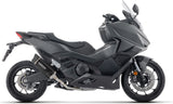 Complete Non-Catalytic Exhaust System With Sound Certification Indy-Race Evo Black Aluminium Carby End Cap - Arrow Special Parts Compatible With Honda Forza 750 (2025-2026)
