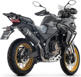 Système D'Échappement Homologué Au Niveau Sonore Indy-Race Aluminium Noir Embout Carby - Arrow Special Parts Compatible Avec Voge Valico 625 Dsx (2025-2026)
