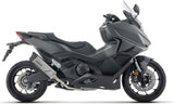 Système D'Échappement Complet Sans Catalyseur Et Homologué Au Niveau Sonore Indy-Race Evo Titanium Embout Carby - Arrow Special Parts Compatible Avec Honda Forza 750 (2025-2026)
