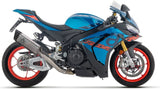 Système D'Échappement Complet Non Catalysé Et Sans Homologation Acoustique Pista Titanium Embout Carby - Arrow Special Parts Compatible Avec Aprilia Tuono V4 1100 (2025-2026)
