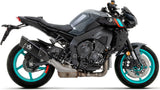 Système D'Échappement Homologué Au Niveau Sonore Pista Titanium Noir Carbon - Arrow Special Parts Compatible Avec Yamaha Mt-10 (2022-2024)