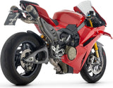 Système D'Échappement Complet Non Catalysé Et Sans Homologation Acoustique Pro-Race Competition Titanium Noir Embout Net - Arrow Special Parts Compatible Avec Ducati Panigale V4 (2025-2026)
