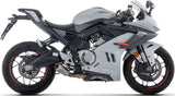 Système D'Échappement Complet Non Catalysé Et Sans Homologation Acoustique Pro-Race Nichrom - Arrow Special Parts Compatible Avec Cfmoto 675 Sr - R (2025-2026)