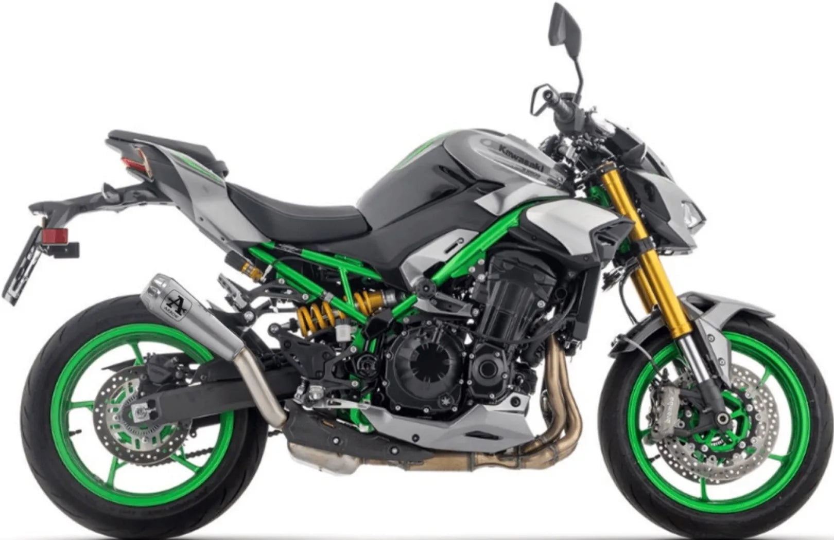 Système D'Échappement Complet Sans Catalyseur Et Homologué Au Niveau Sonore Pro-Race Full Titanium - Arrow Special Parts Compatible Avec Kawasaki Z900 (2025-2026)