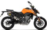 Système D'Échappement Complet Non Catalysé Et Sans Homologation Acoustique Race-Tech Aluminium Noir Embout Carby - Arrow Special Parts Compatible Avec Ktm 790 Duke (2025-2026)