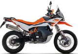 Système D'Échappement Homologué Au Niveau Sonore Race-Tech Aluminium Carbon - Arrow Special Parts Compatible Avec Ktm 890 Adventure R (2021-2024)