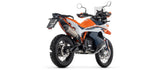 Système D'Échappement Homologué Au Niveau Sonore Race-Tech Aluminium Carbon - Arrow Special Parts Compatible Avec Husqvarna Norden 901 (2022-2023)