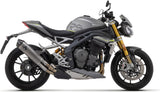 Système D'Échappement Homologué Au Niveau Sonore Race-Tech Titanium Carbon - Arrow Special Parts Compatible Avec Triumph Speed Triple 1200 Rs (2021-2024)