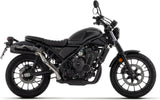Système D'Échappement Homologué Au Niveau Sonore Rebel Aluminium Noir Carbon - Arrow Special Parts Compatible Avec Honda Cl 500 (2023-2024)