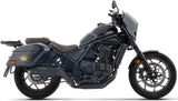 Système D'Échappement Homologué Au Niveau Sonore Rebel Nichrom Noir Embout Acier - Arrow Special Parts Compatible Avec Honda Cmx 1100 Rebel T (2025-2026)