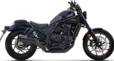 Système D'Échappement Homologué Au Niveau Sonore Rebel Nichrom Noir Embout Acier - Arrow Special Parts Compatible Avec Honda Cmx 1100 Rebel (2025-2026)