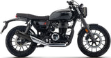 Système D'Échappement Homologué Au Niveau Sonore Rebel Acier Noir Embout Aluminium Noir - Arrow Special Parts Compatible Avec Honda Gb 350 S E5+ (2025-2026)