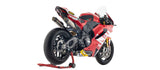 Système D'Échappement Complet Non Catalysé Et Sans Homologation Acoustique Round Competition Titanium Embout Carby - Arrow Special Parts Compatible Avec Ducati Panigale V2 / S (2025-2026)