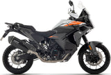 Complete Exhaust System Without Catalytic Converter And Without Sound Certification Sonora Black Titanium Carby End Cap - Arrow Special Parts Compatible With Ktm 1390 Superadventure S (2025-2026)