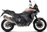 Complete Exhaust System Without Catalytic Converter And Without Sound Certification Sonora Titanium Carby End Cap - Arrow Special Parts Compatible With Ktm 1390 Superadventure R (2025-2026)