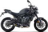 Système D'Échappement Complet Non Catalysé Et Sans Homologation Acoustique Thunder Aluminium Noir Embout Carby - Arrow Special Parts Compatible Avec Yamaha Mt-07 (2025-2026)