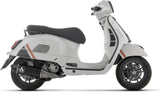 Système D'Échappement Complet Avec Catalyseur Et Homologation Acoustique Urban Aluminium Noir Embout Carby - Arrow Special Parts Compatible Avec Piaggio Vespa Gts 310 (2025-2026)