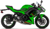 Système D'Échappement Complet Avec Catalyseur Et Homologation Acoustique Veloce Aluminium Noir Embout Carby - Arrow Special Parts Compatible Avec Kawasaki Ninja 650 35Kw (2024-2026)